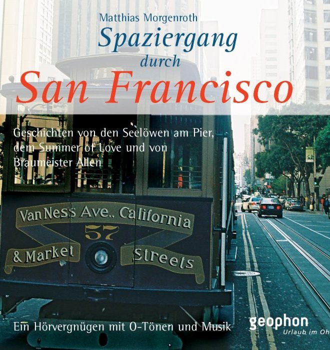 Cover vom geophon Hörbuch über San Francisco.