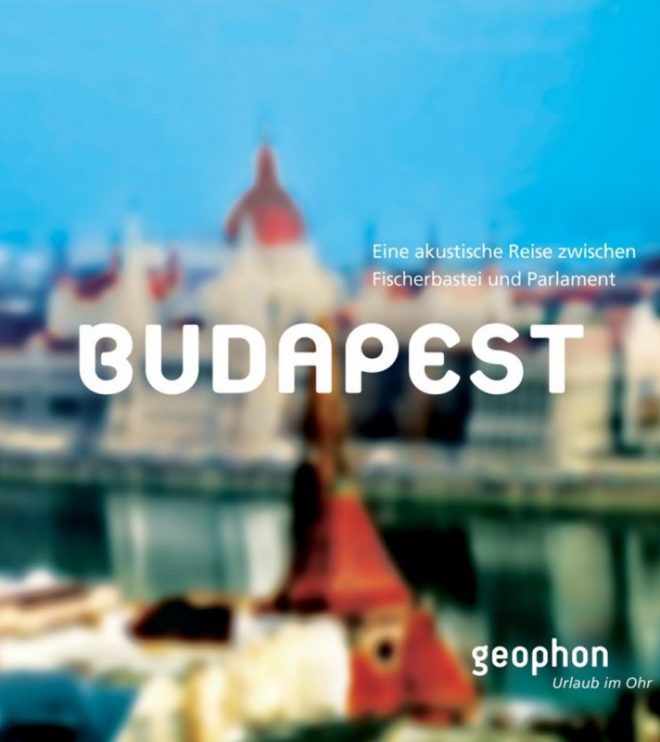 Cover vom geophon Hörbuch über Budapest.